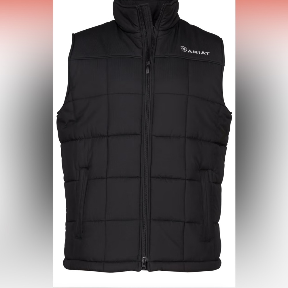 Black Ariat Crius Vest For Men! Size L
